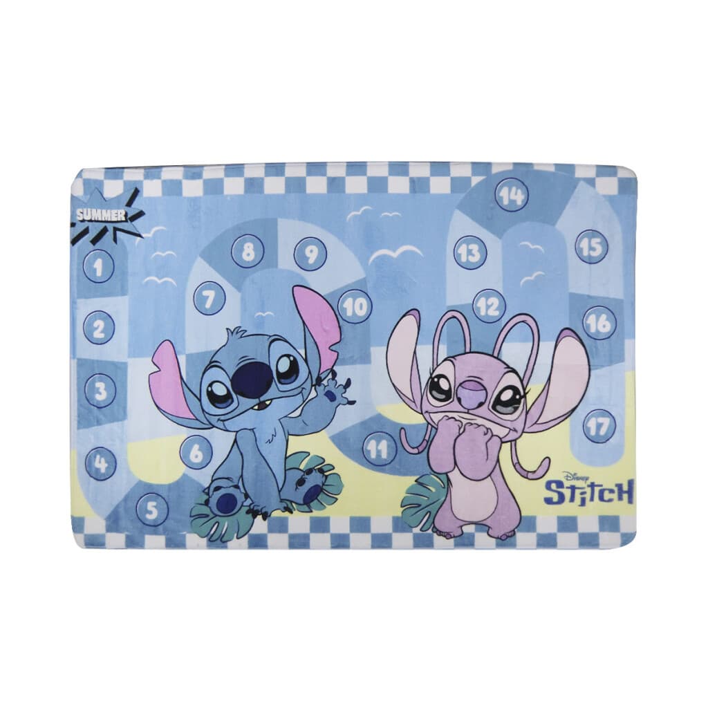 Alfombra con Memoria Stitch 77 x 117 cm - CELESTE CLARO - 1