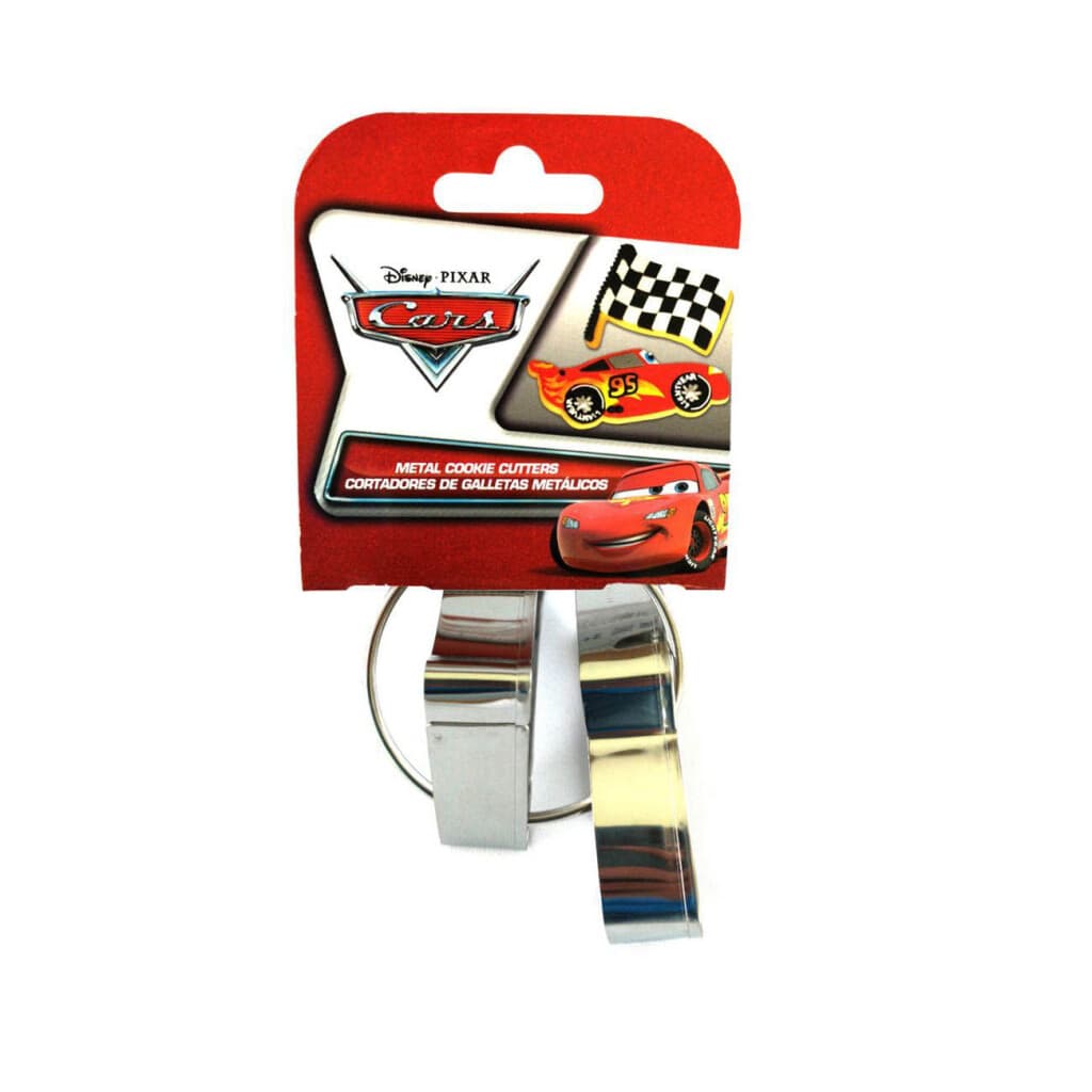 Set x2 Cortador de Galletas de Metal - Cars - 1