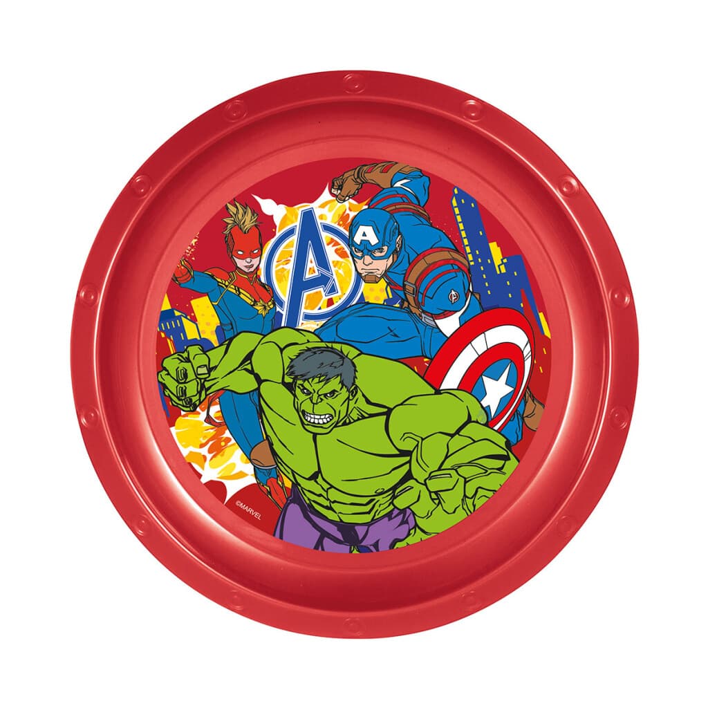 Plato Plástico Easy Avengers 22 cm - 1