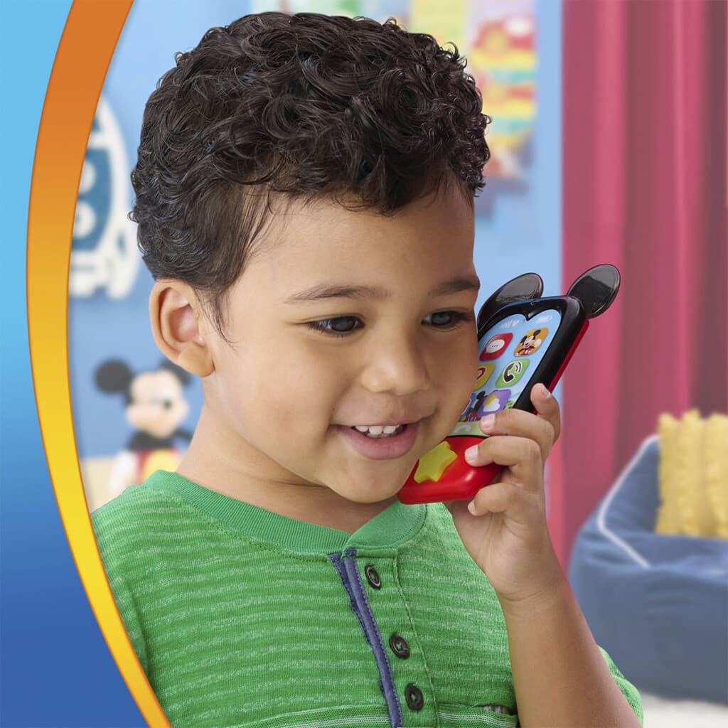 Celular Didáctico Clubhouse Mickey Mouse con Luz y Sonido - 3