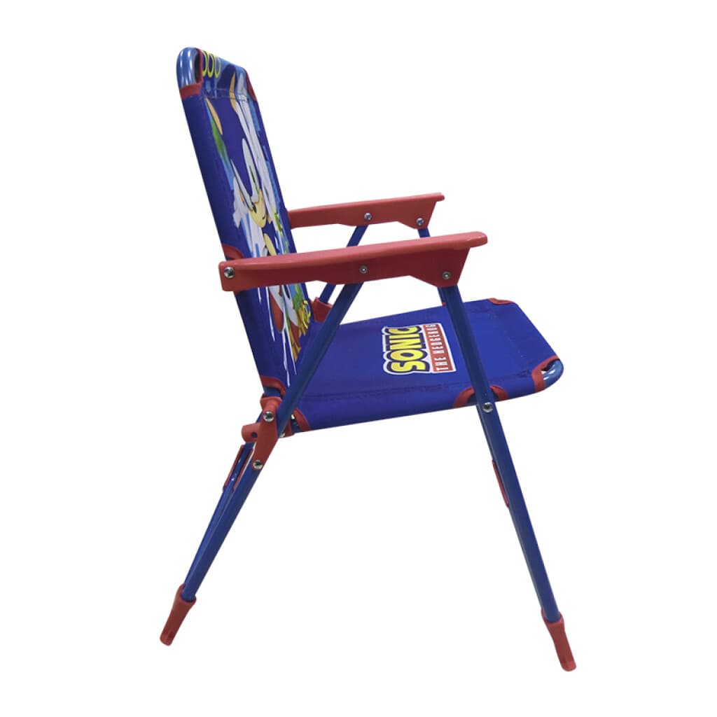 Silla Playa Infantil Sonic Plegable Con Seguro - AZUL - 2