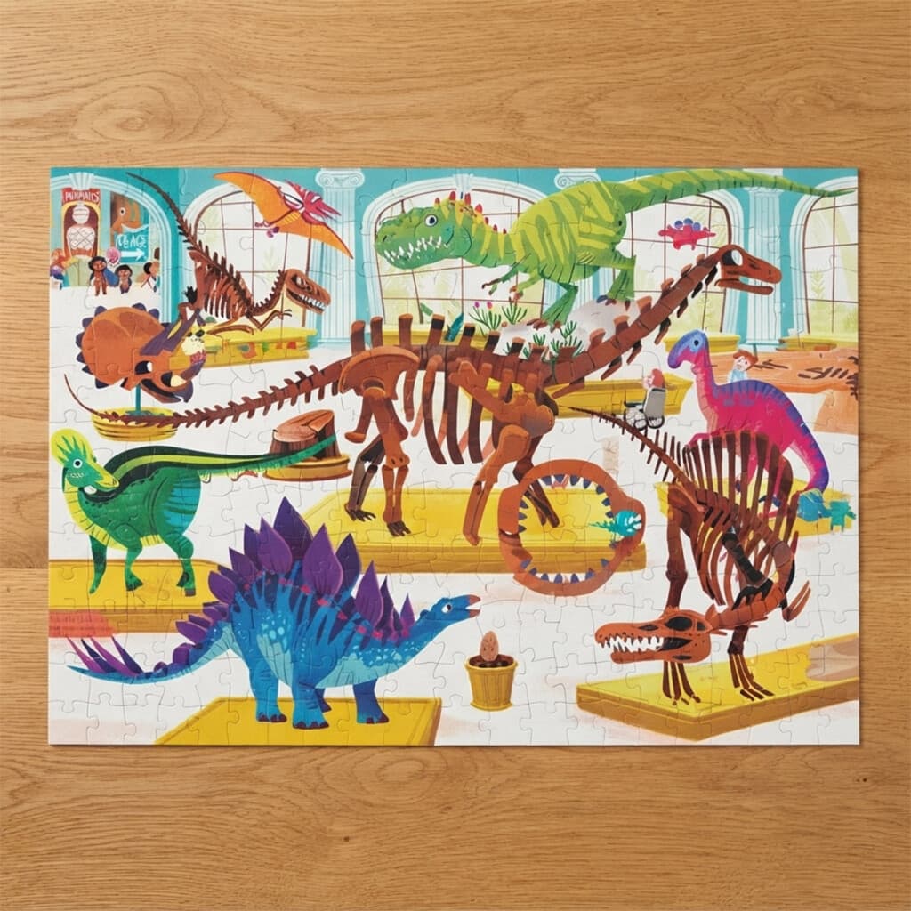 Puzzle Crocodile Creek 60 Piezas 48 x 33 cm - Dinosaurios - 1