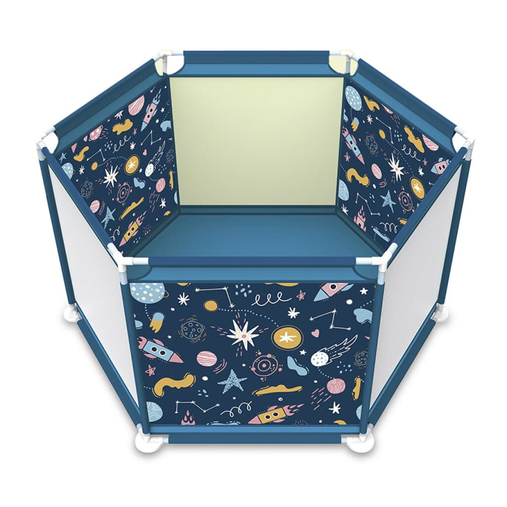 Corral Hexagonal para Bebés Desmontable 112 x 59 cm - 2