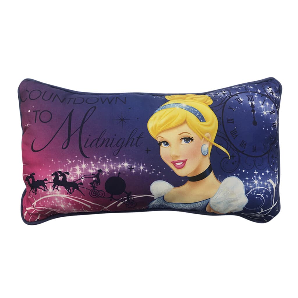 Almohada Bebés de Algodón Princesas Disney 35 x 20 cm - AZUL - 1
