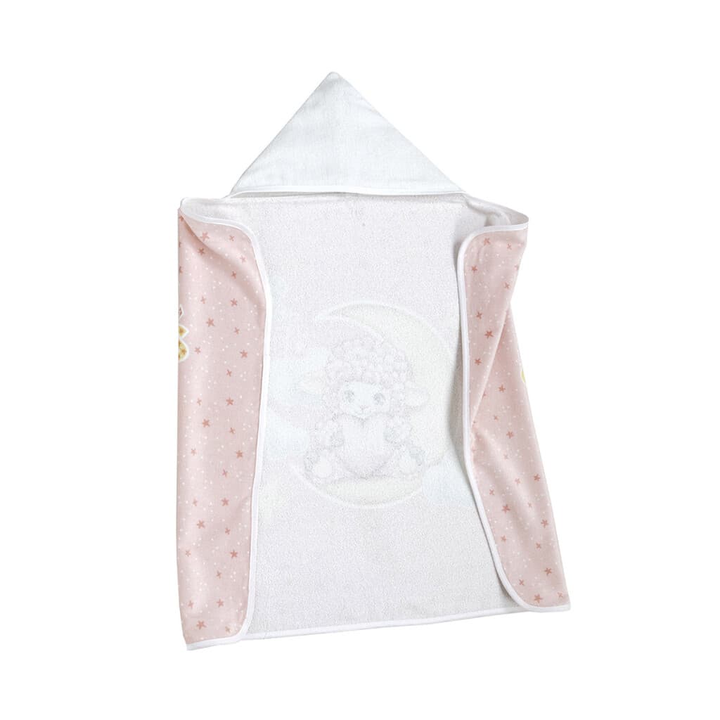 Toalla Con Capucha Bebé Döhler Velour 90 x 70 cm - SWEET - 3