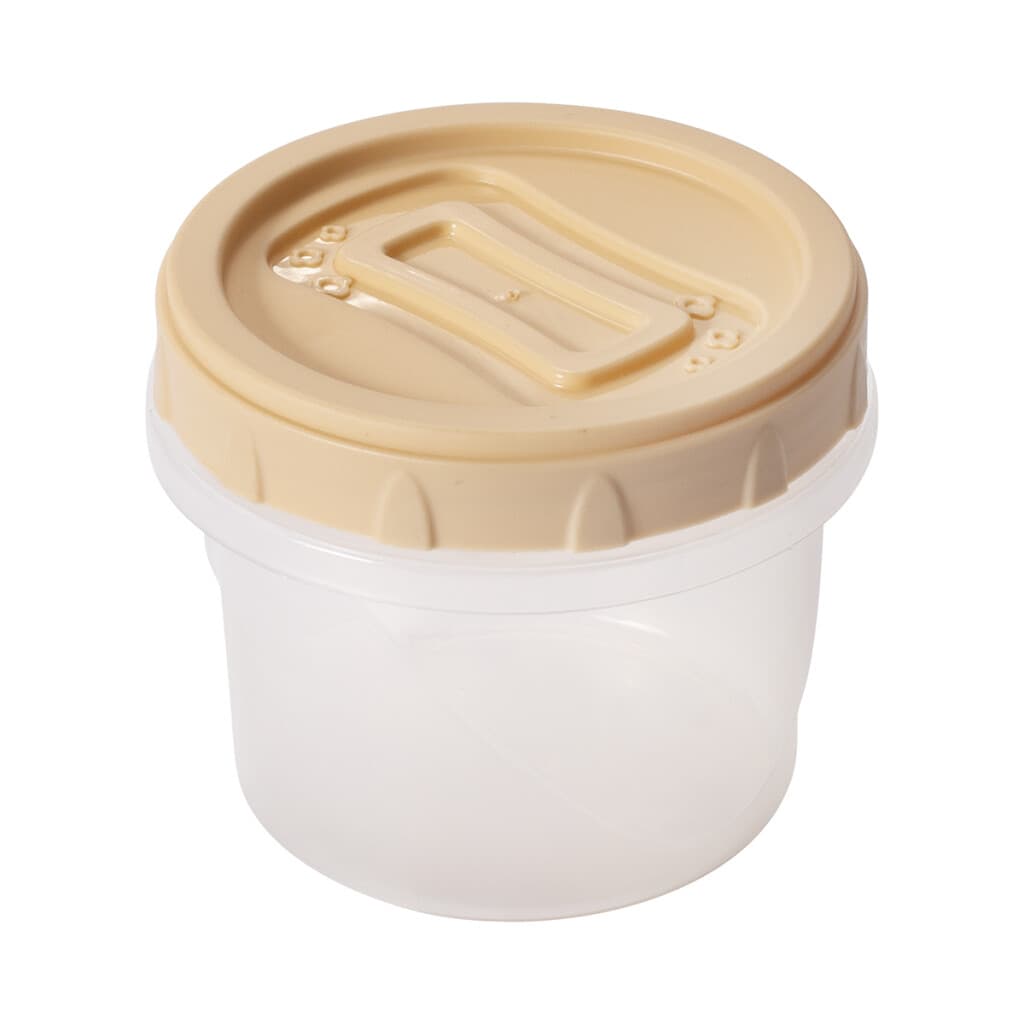 Recipiente Cilíndrico 300 ml - BEIGE - 1
