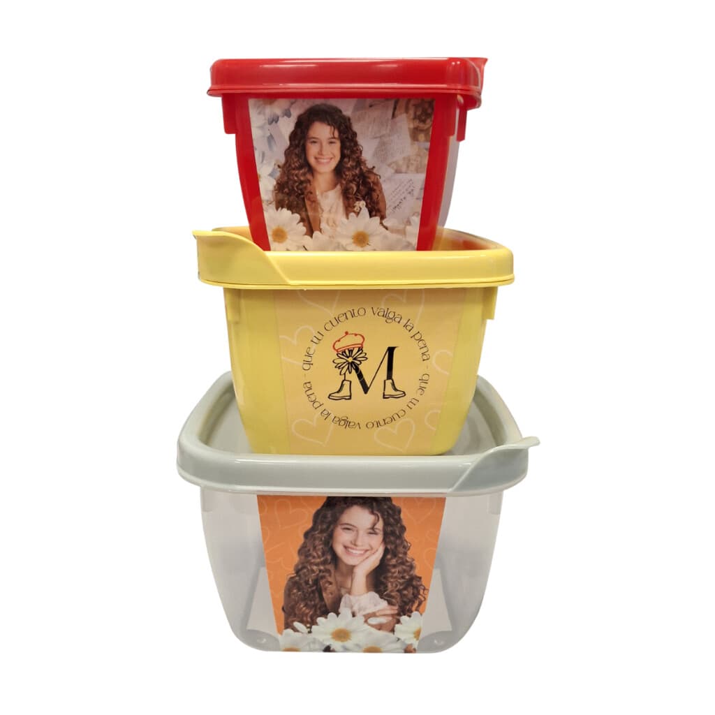 Pack x 3 Recipientes Margarita - 1