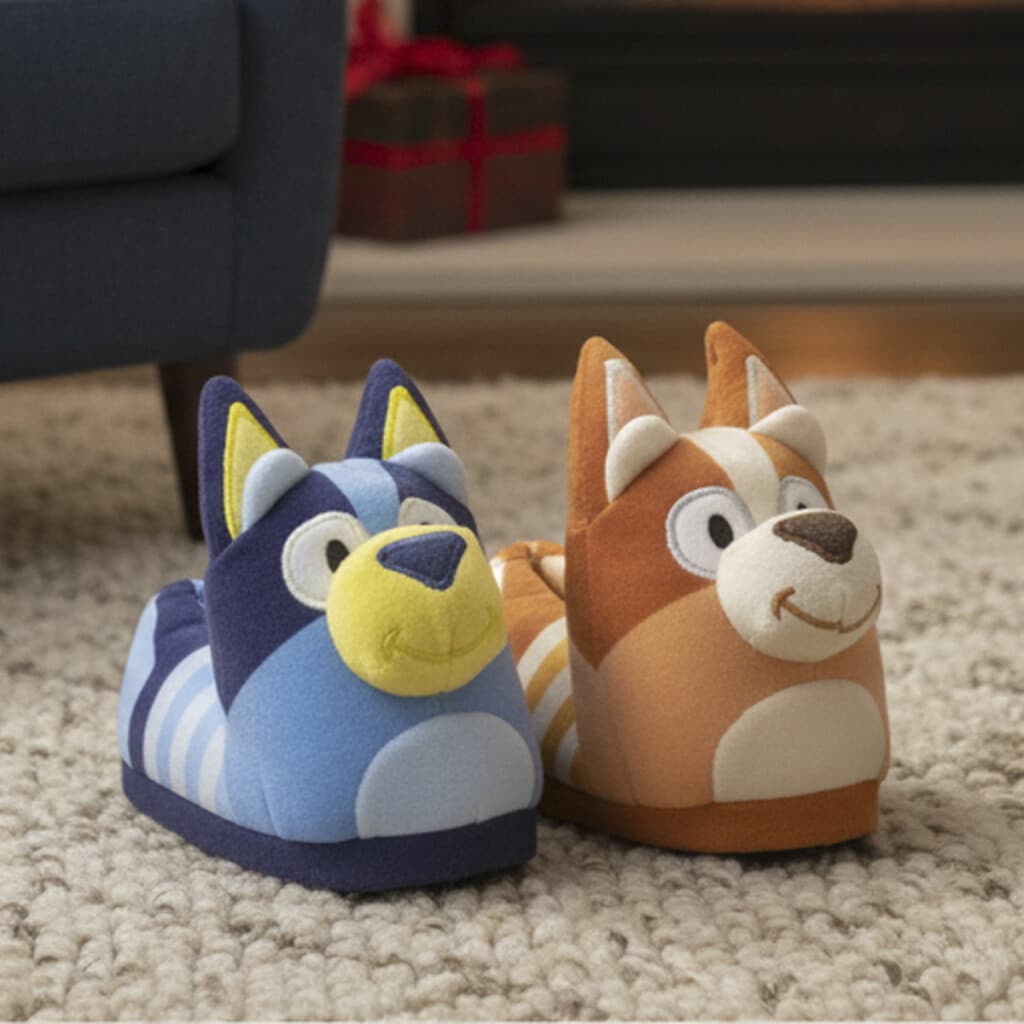 Pantufla Infantil Bluey con Forma 3D Talle 24 al 27 - Talle 26 - 1