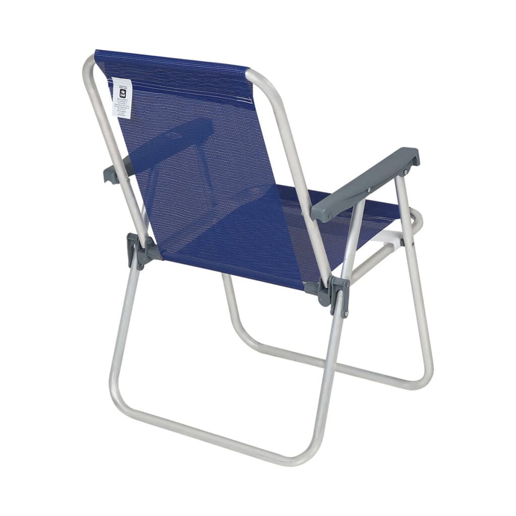 Silla Plegable de Aluminio 1 Posición - AZUL - 4