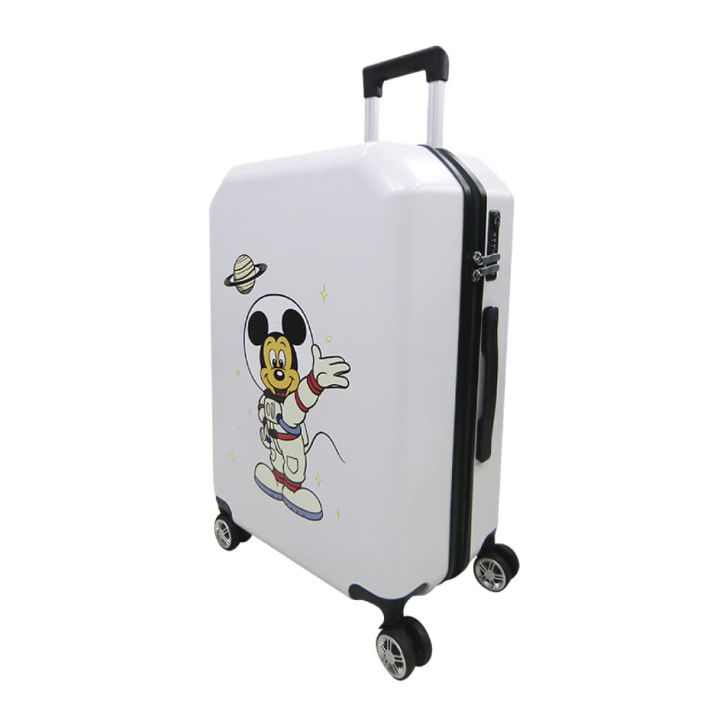 Valija 61 cm con Candado de Seguridad - Mickey Blanco - 3