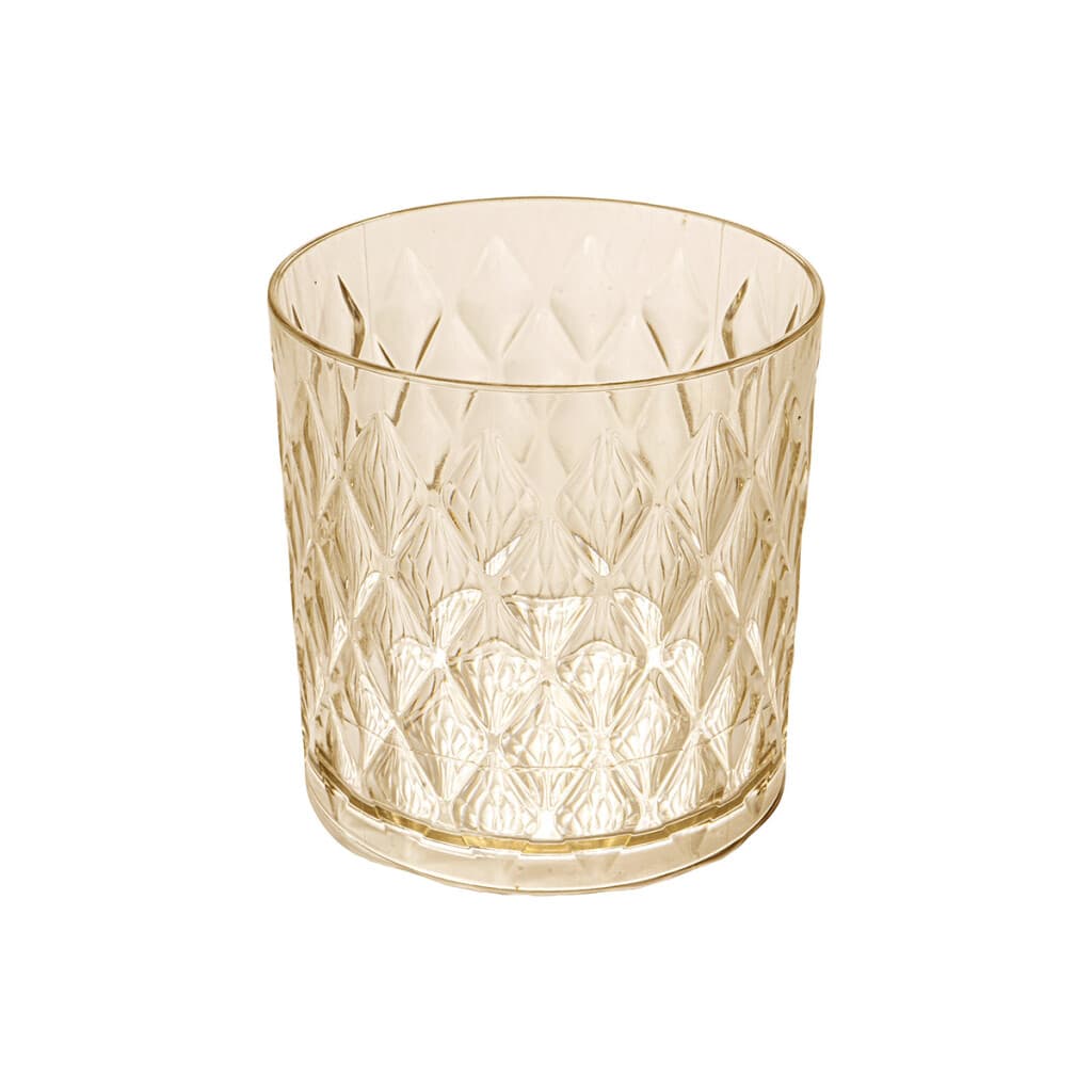 Vaso de Whisky Glamour 350ml - DORADO - 2
