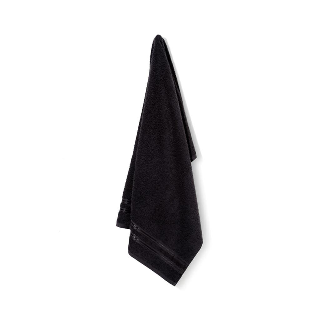 Toalla Baño Dohler Dueto 65 x 130 cm 100% Algodón - NEGRO - 3