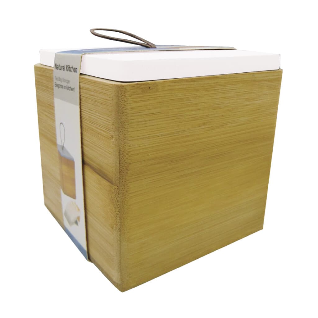 Caja de Té Bambú Color Surtido 10 x 10 x 9 cm - 3