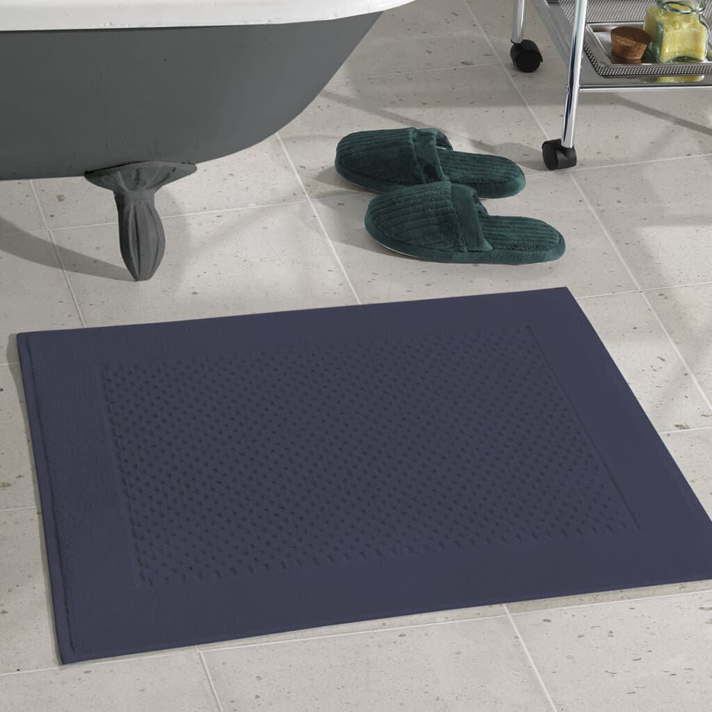 Toalla Piso Prime Dohler 100% Algodón 50 x 70 cm - AZUL MARINO - 1