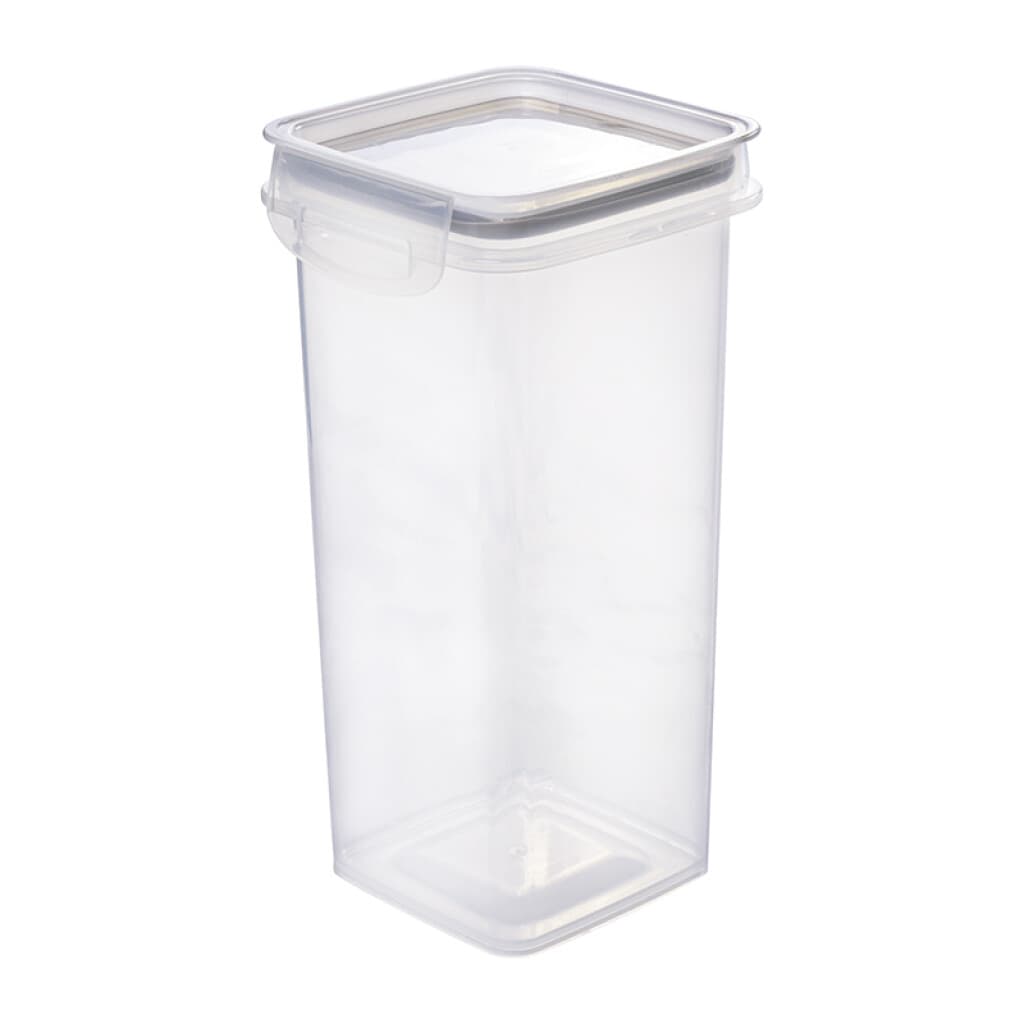 Recipiente Rectangular Alto Dos Broches 1,2 L - GRIS - 1