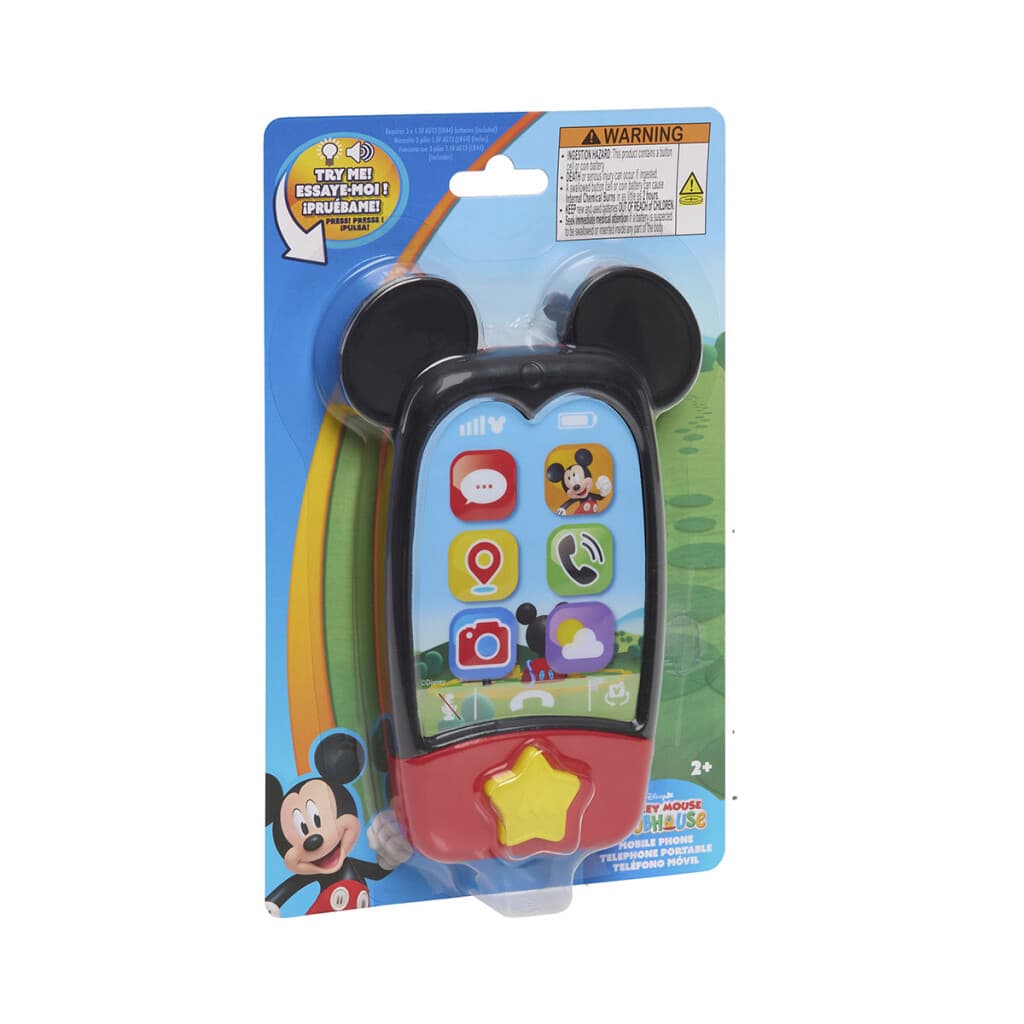 Celular Didáctico Clubhouse Mickey Mouse con Luz y Sonido - 2
