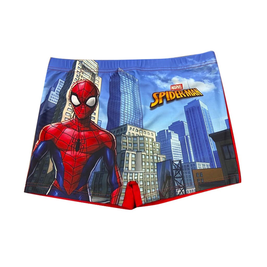 Malla Short Infantil Spiderman Talle S/M/G - AZUL/ROJO - 1