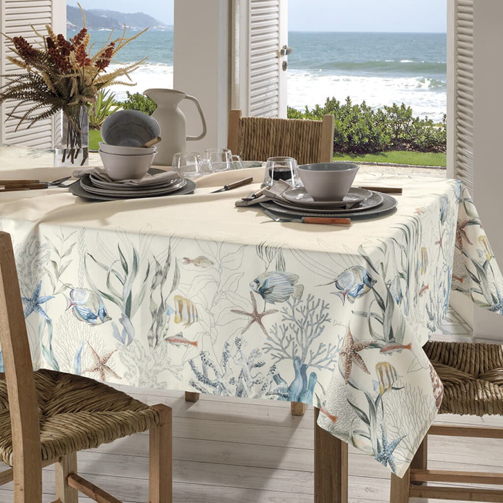 Mantel Rectangular Renova Dohler 160 x 270 cm - MARINA - 1