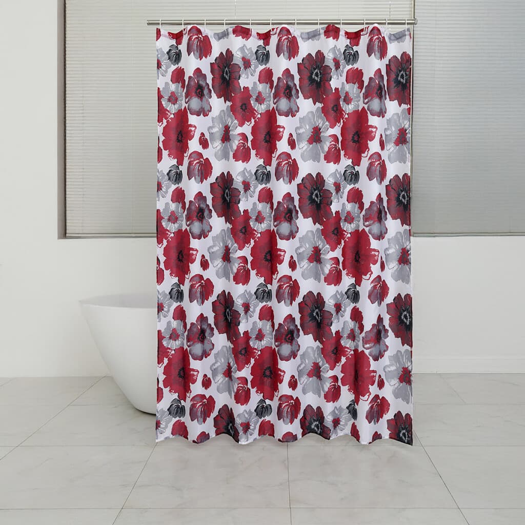 Cortina de Home Class con Argollas 180 x 180 cm - 213939 PASSION FLOR ROJO - 1