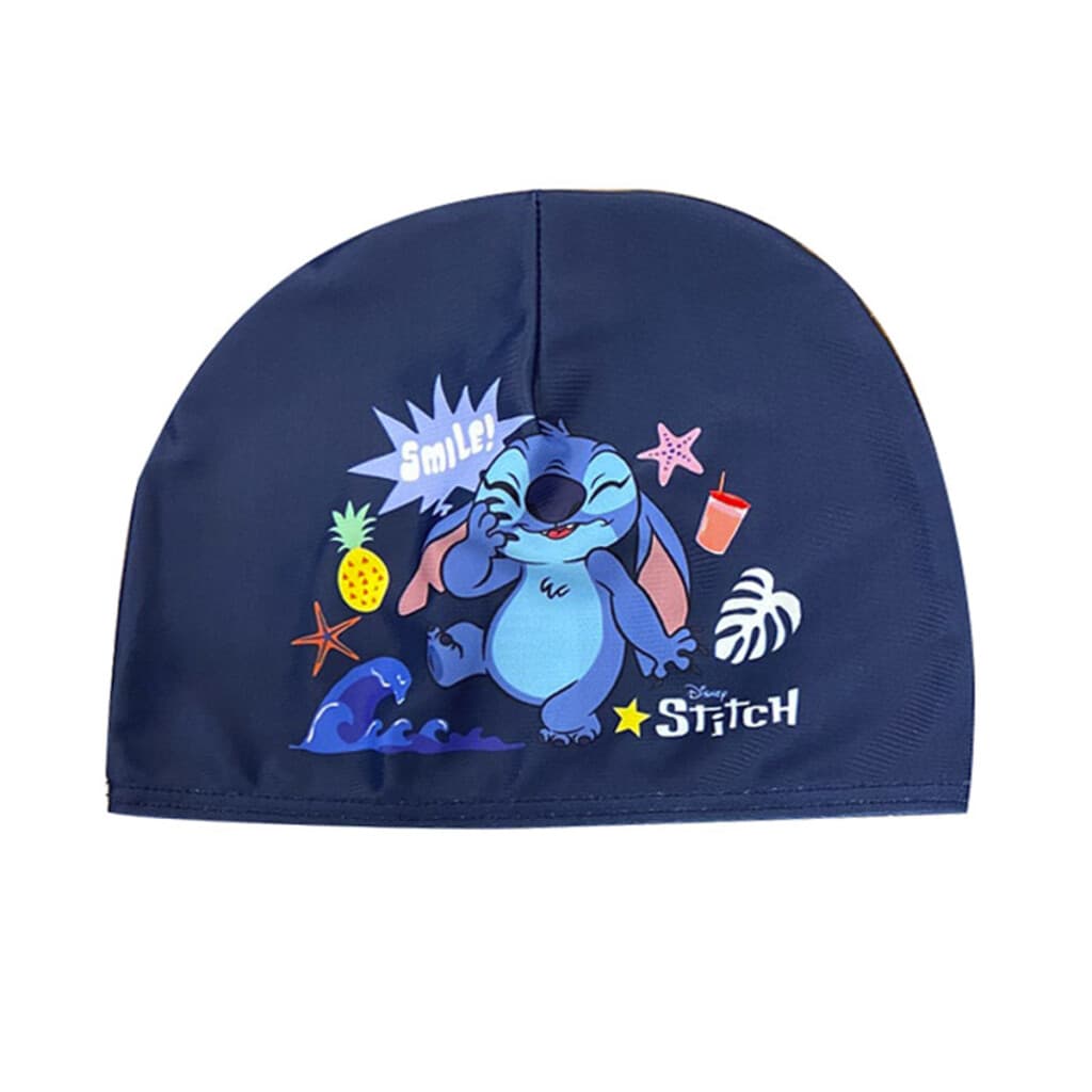 Gorra Natación Infantil Stitch Talle Único - AZUL OSCURO