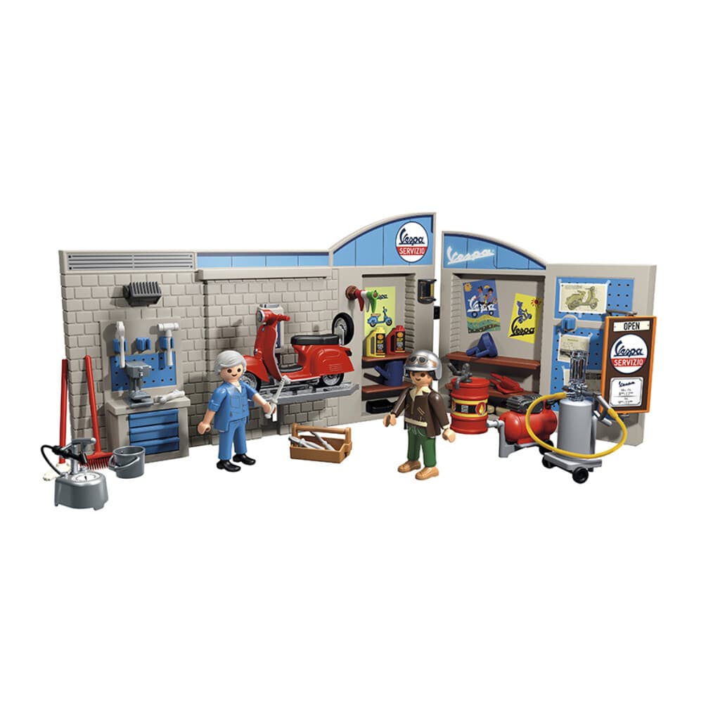 Mecánico de Vespa Años 60 Playmobil 88 Piezas - 3