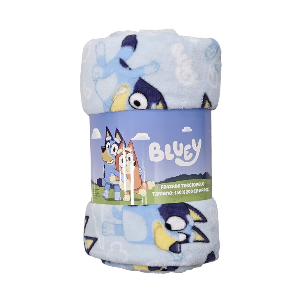 Frazada Coral Infantil 1 Plaza 150 x 200 cm - Bluey - 2
