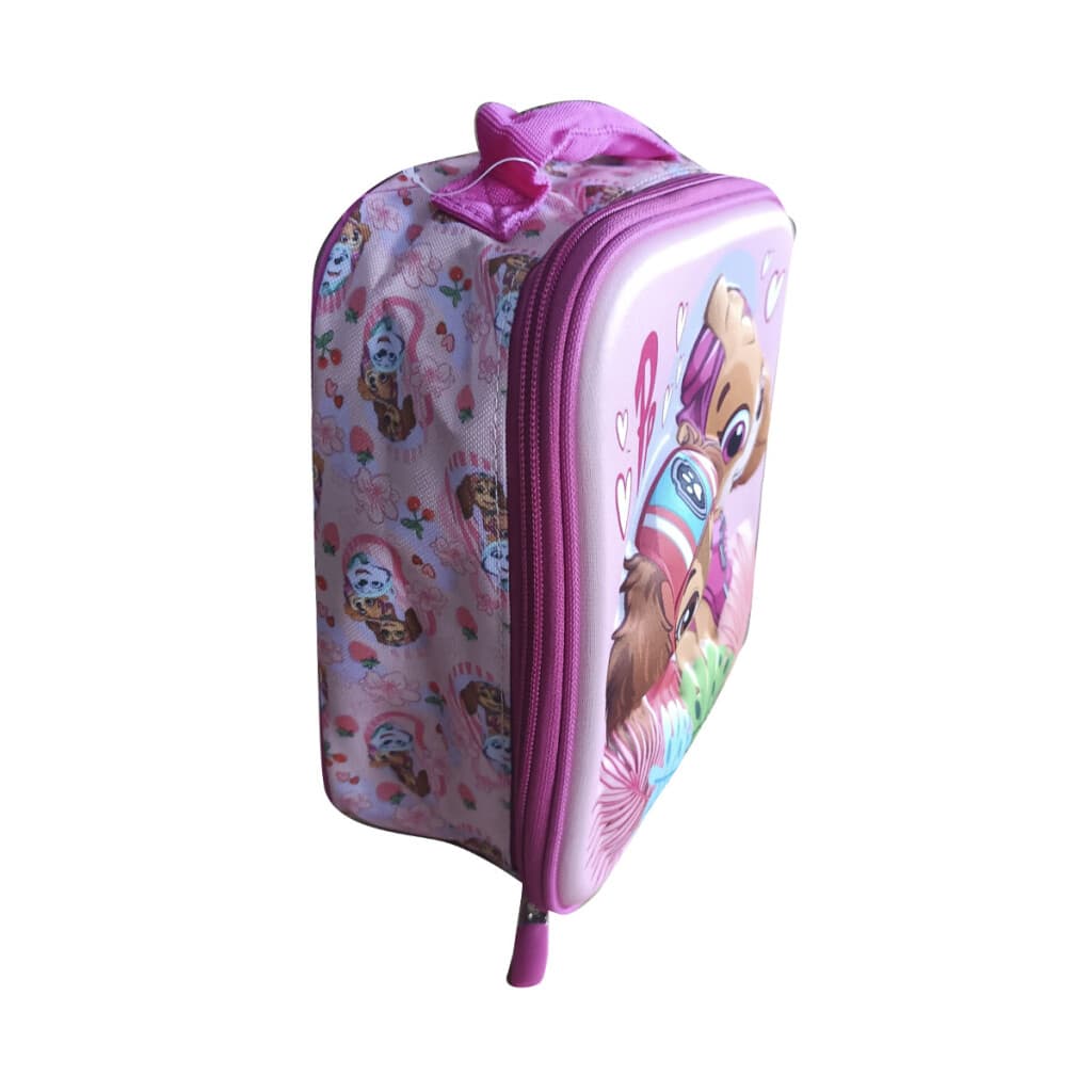 Lunchera 3D Térmica Escolar Paw Patrol 22 x 22 cm Oficial - CORAL - 2