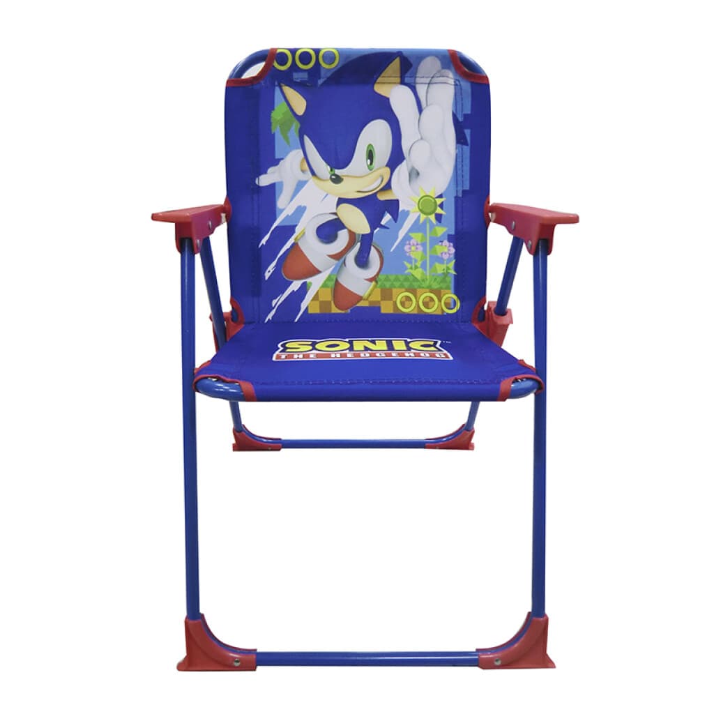 Silla Playa Infantil Sonic Plegable Con Seguro - AZUL - 1
