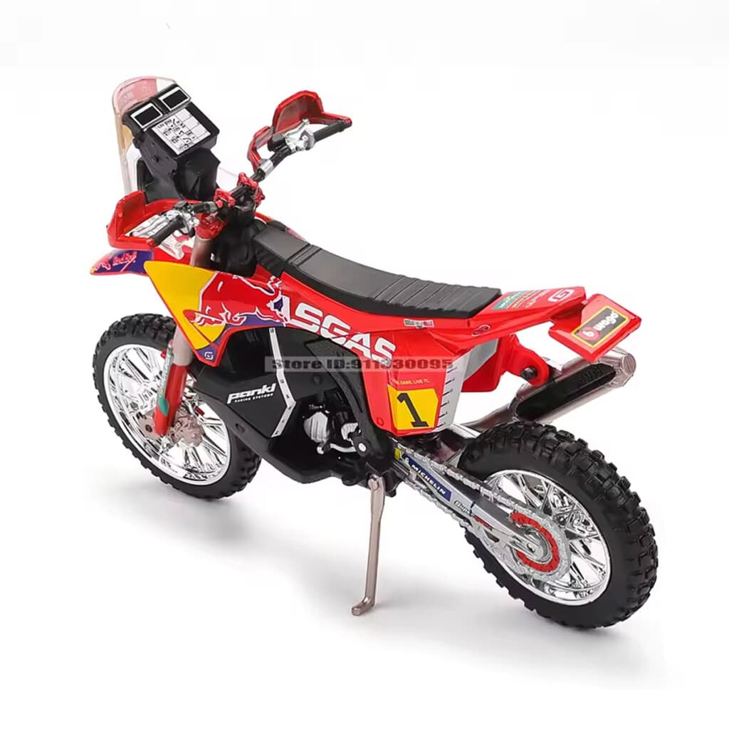 Motocicleta Bburago Gasgas RX450F (Dakar 2023) Escala 1:18 - 4