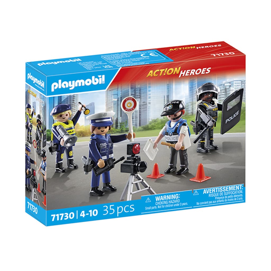 Set x 4 Figuras de Policías Playmobil 35 Piezas - 2