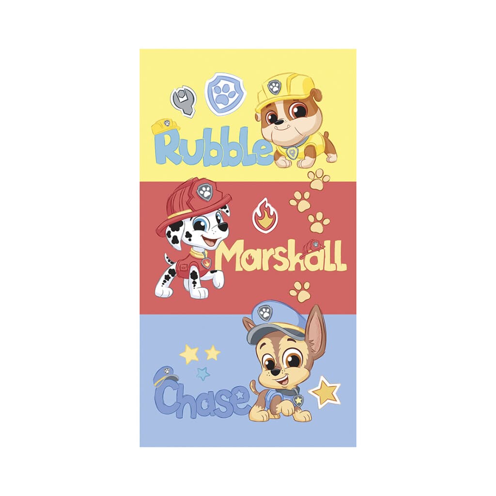 Toalla Infantil Playera Paw Patrol 100% Algodón 70 x 130 cm - MULTICOLOR - 1