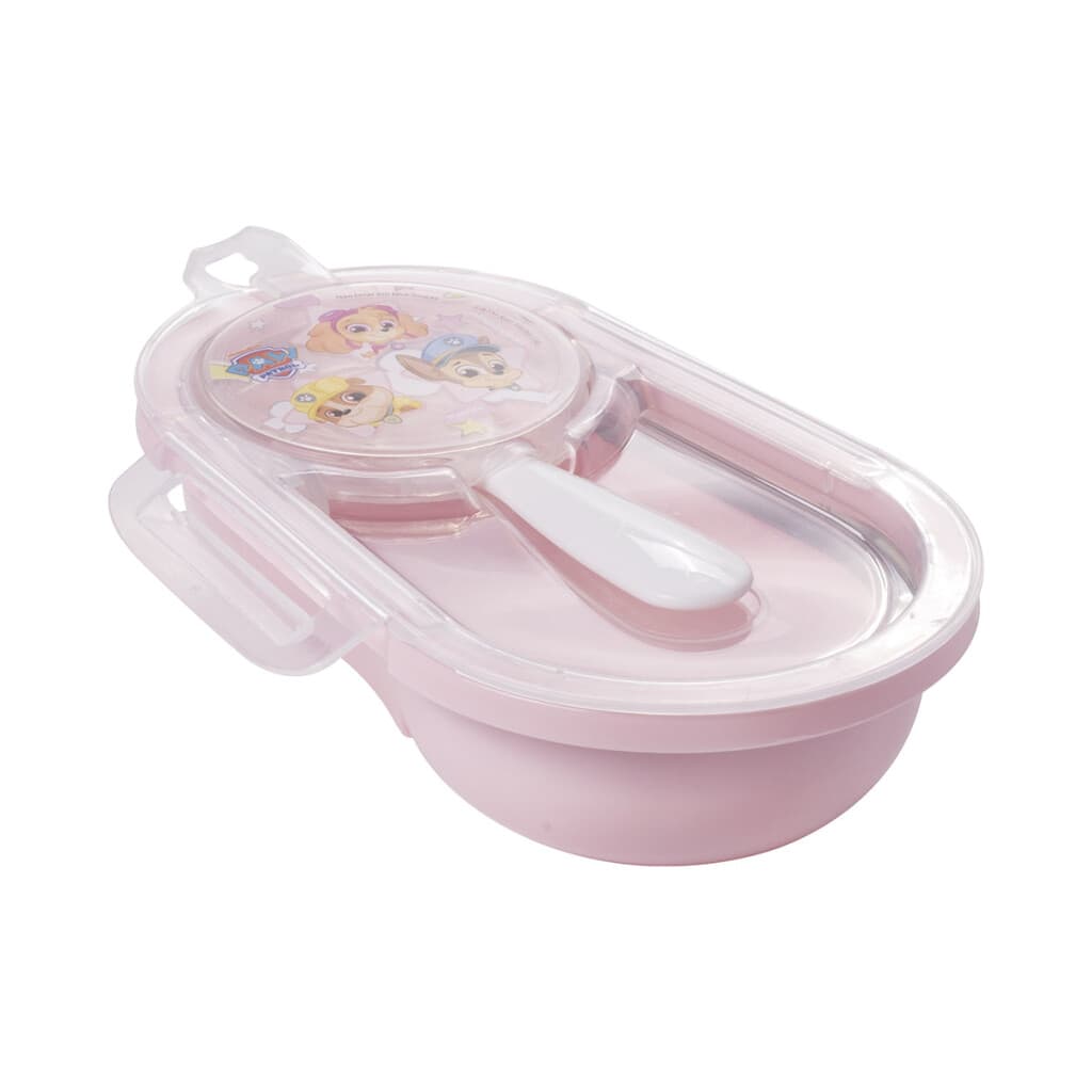 Recipiente para Bebés con Cuchara Paw Patrol Rosado 320 ml - 1