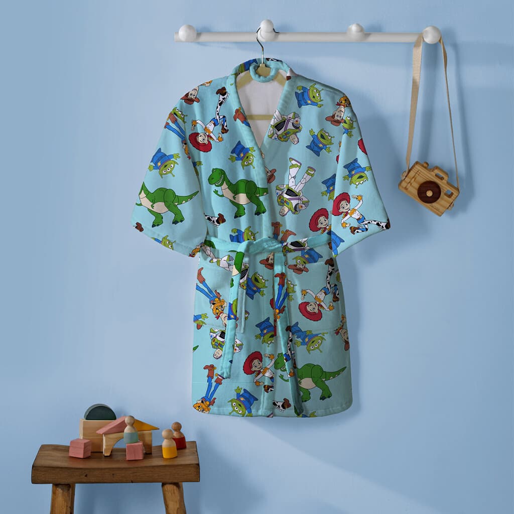 Bata de Baño Infantil Velour Toy Story Talle P al G - 1