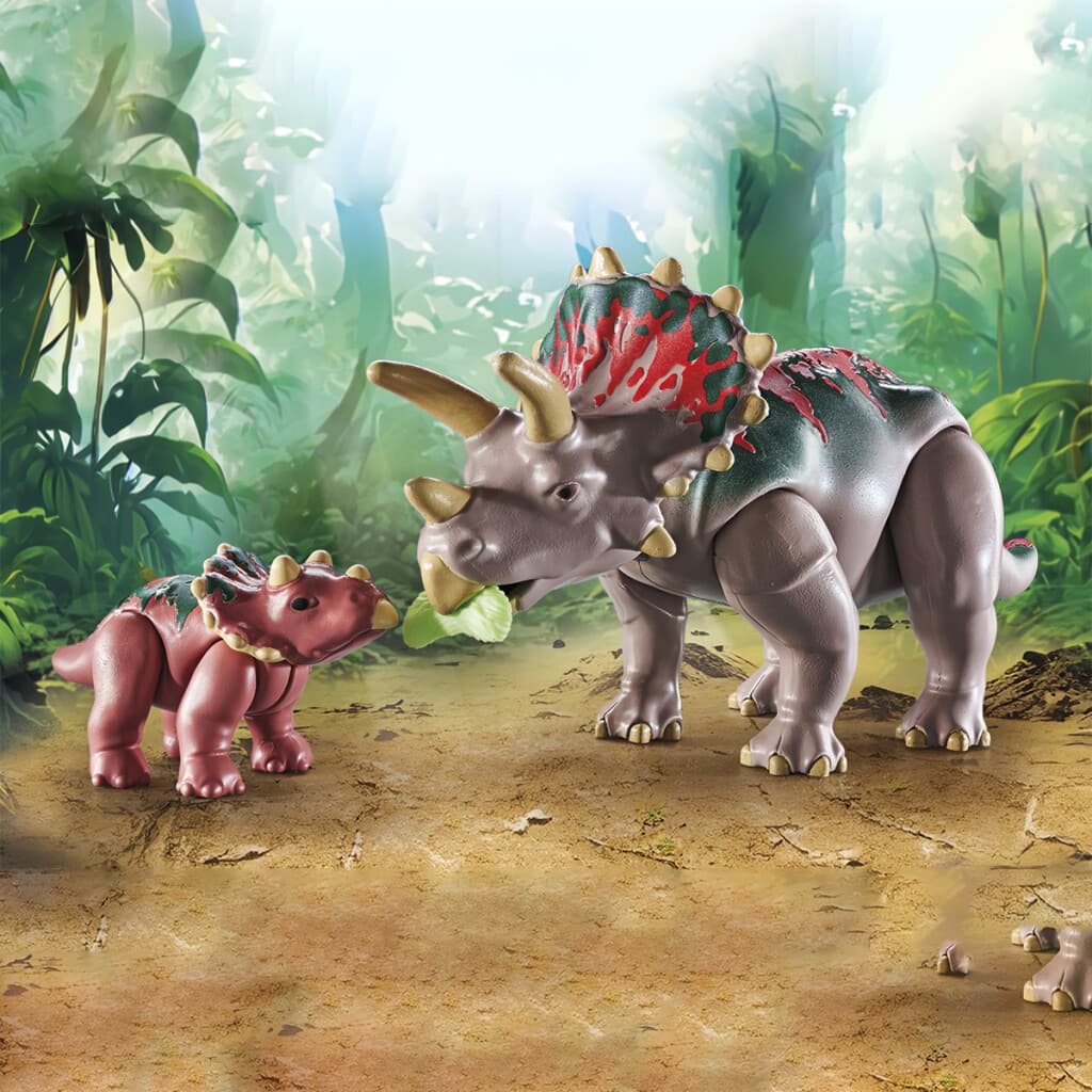 Explorador de Dinosaurios Triceratops Playmobil 29 Piezas - 1