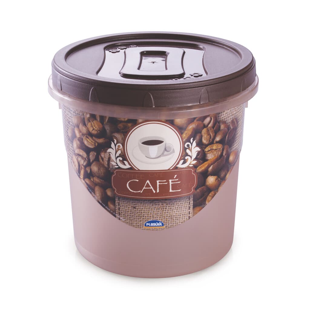 Recipiente con Tapa Rosca 1,8L Varios Diseños - MARRON - 1