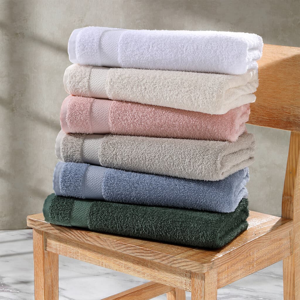 Toalla Baño Elis Döhler 65 cm x 130 cm 100% Algodón - BEIGE - 4