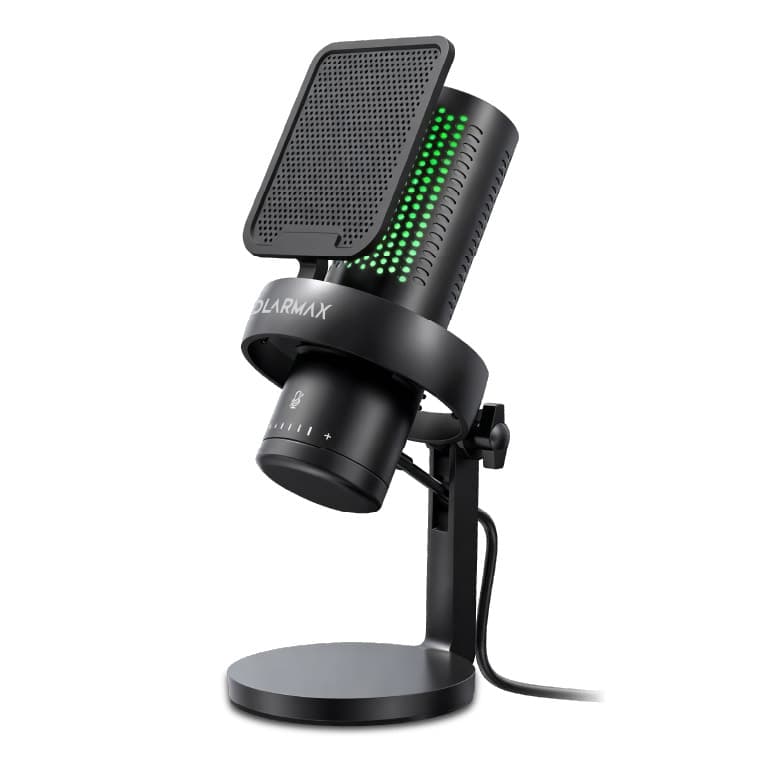 Microfono Streaming RGB USB LSM95B Filtro Pop Negro | Solarmax - 4