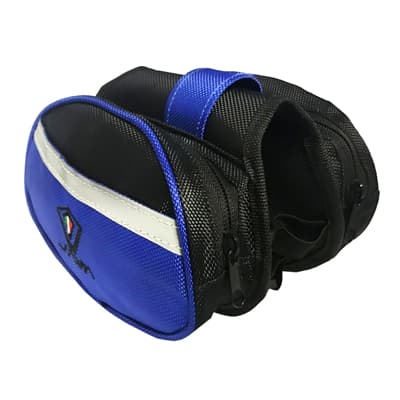 Bolso Java Doble Para Bicicletas Bandas Reflectantes - 3