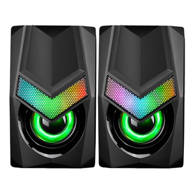 Parlantes Gaming Usb Pc Marvo Sg-118 Led 6w - 4