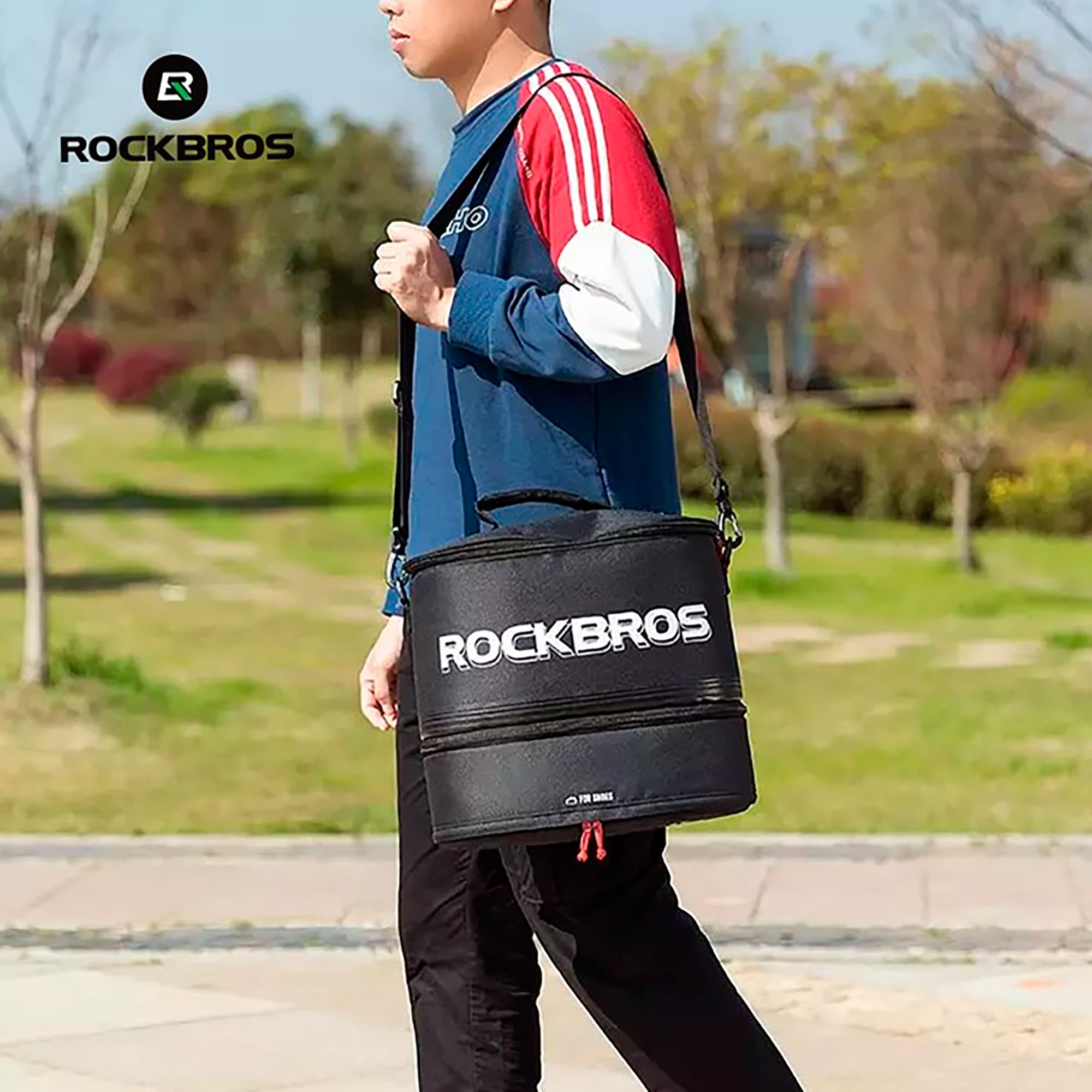 Bolso De Ciclista 2 En 1 Rockbros 12l + 6l - 4