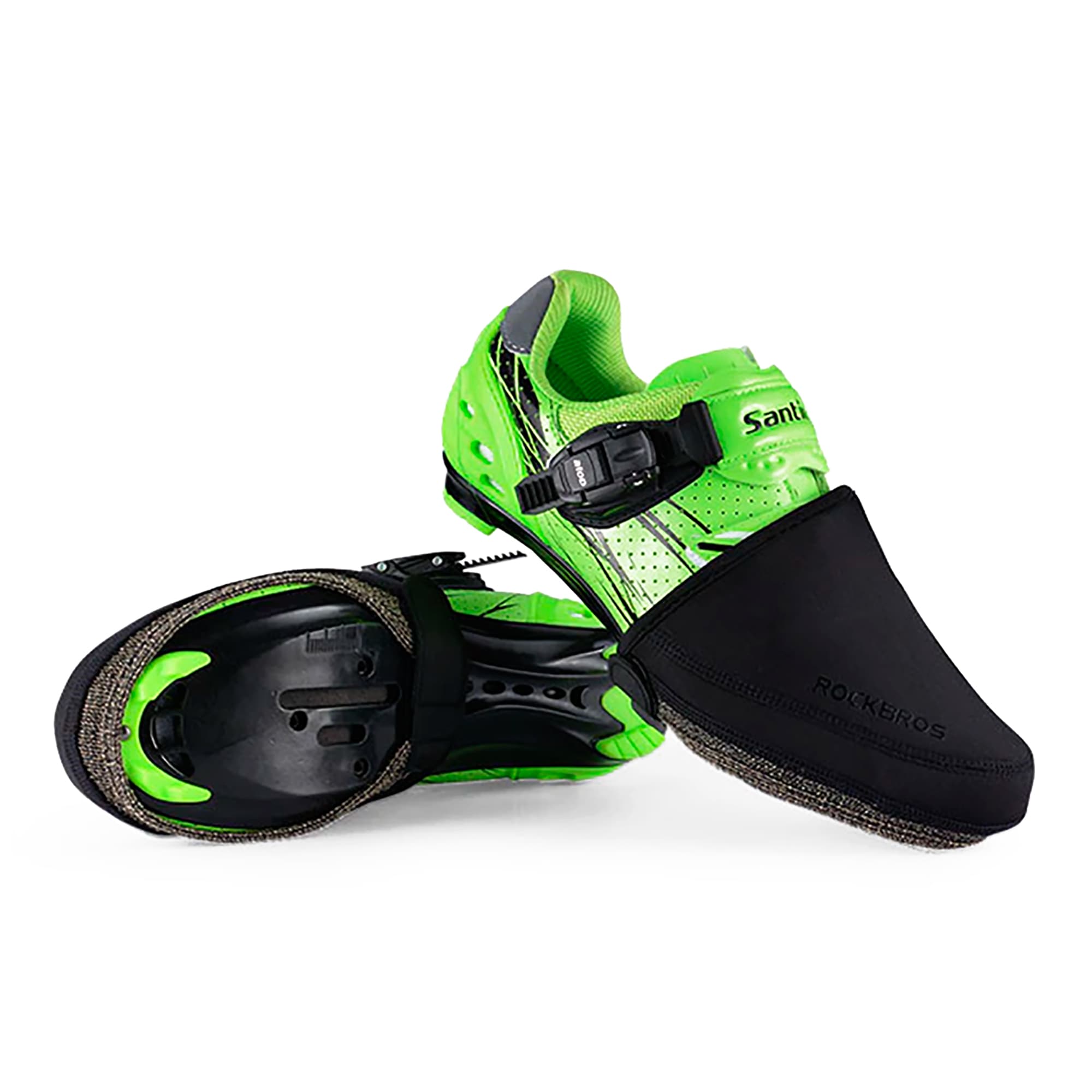 Cubre Zapatilla Rockbros Logo Reflectante Lycra L - 3