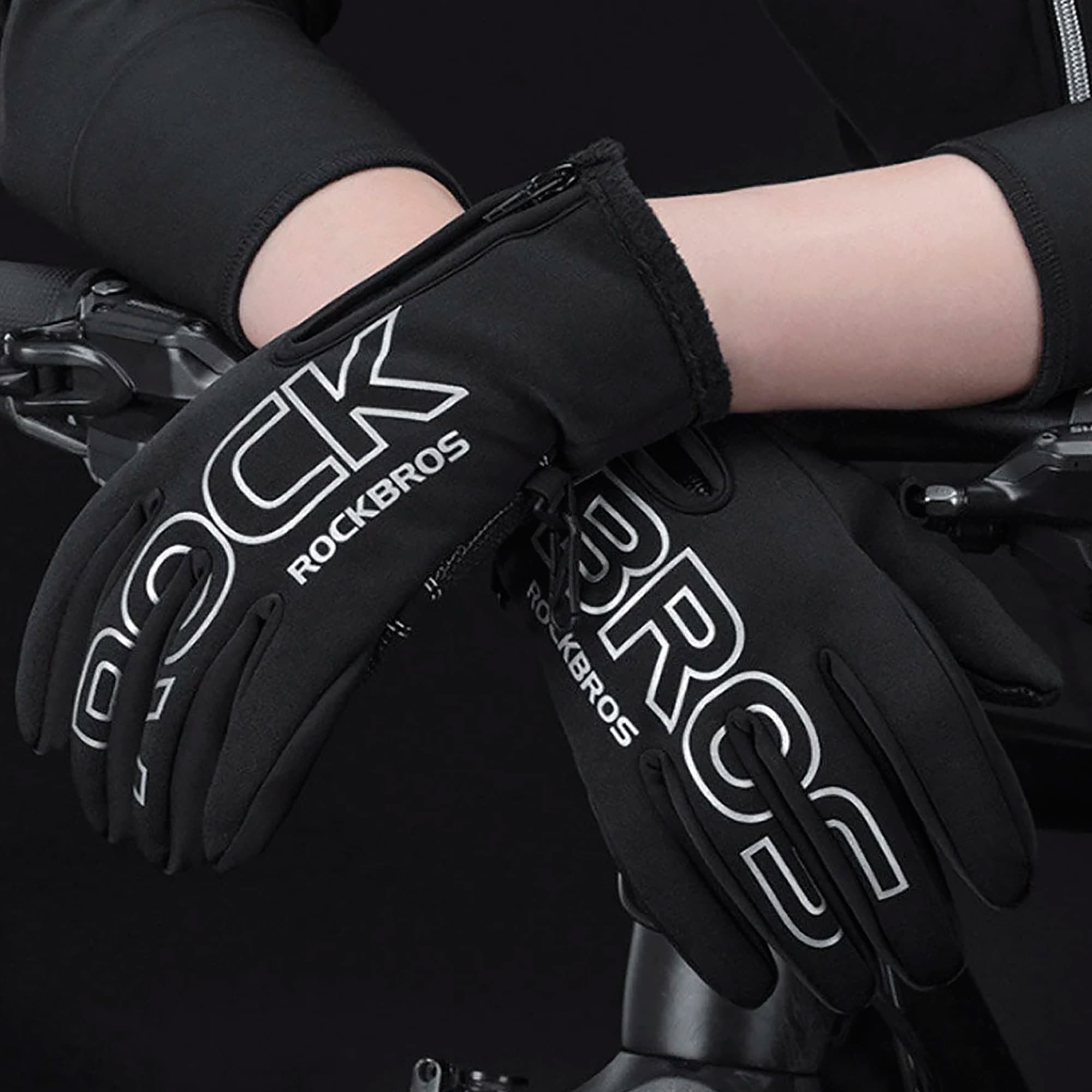 Guantes De Invierno Rockbros Antideslizantes L - 6