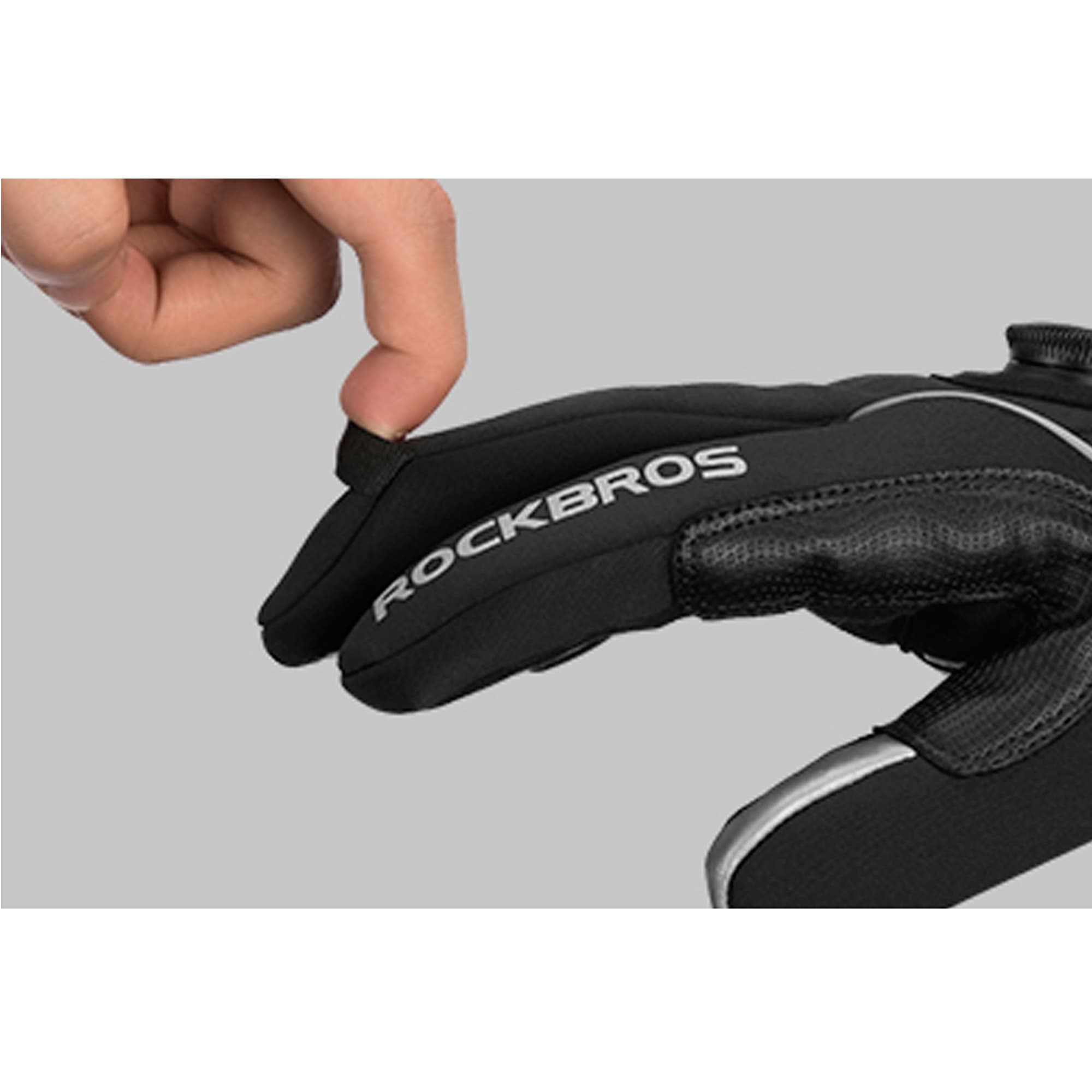 Guantes De Invierno Rockbros Antideslizantes M - 6