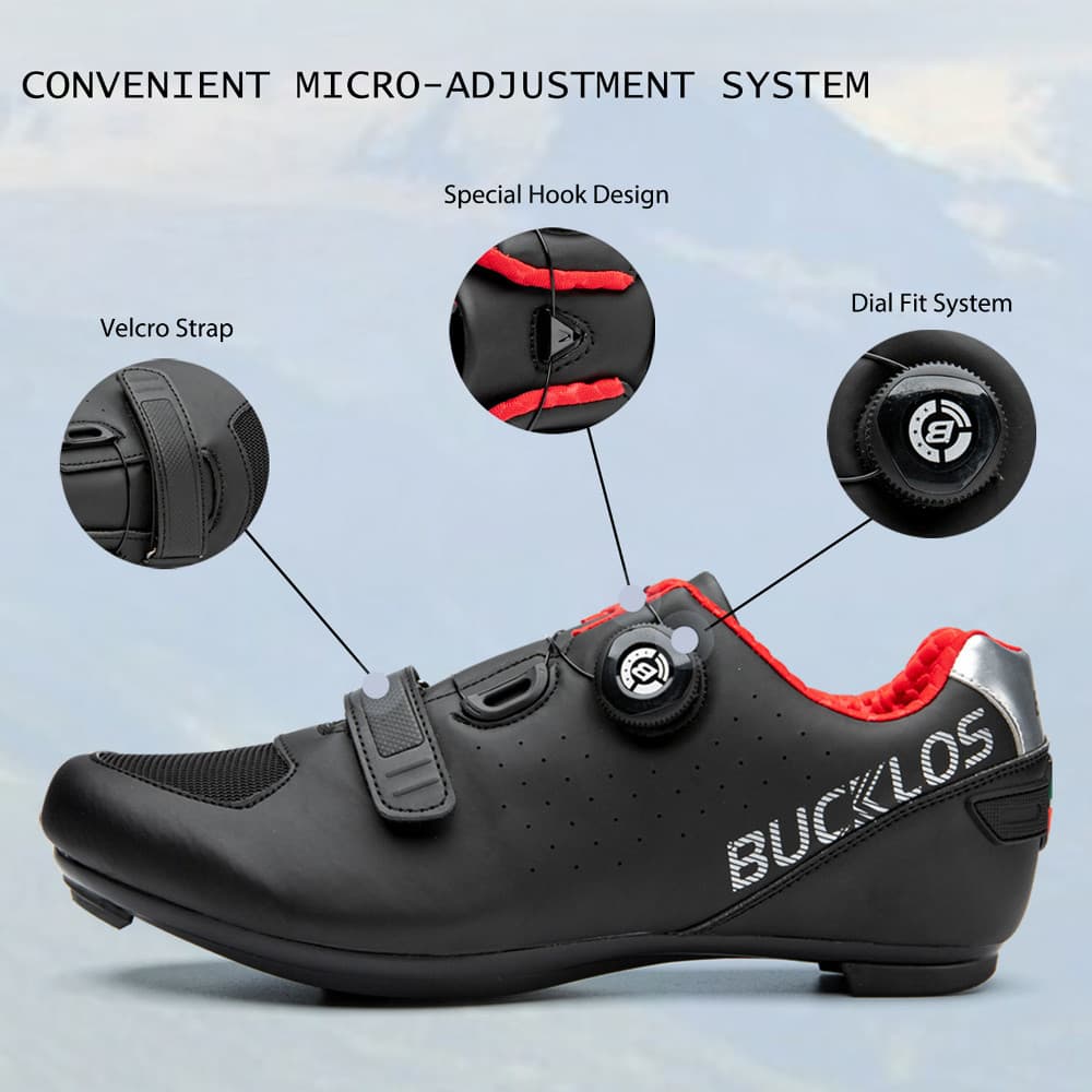 Zapatillas Bucklos de Ruta Para Bicicletas - 7