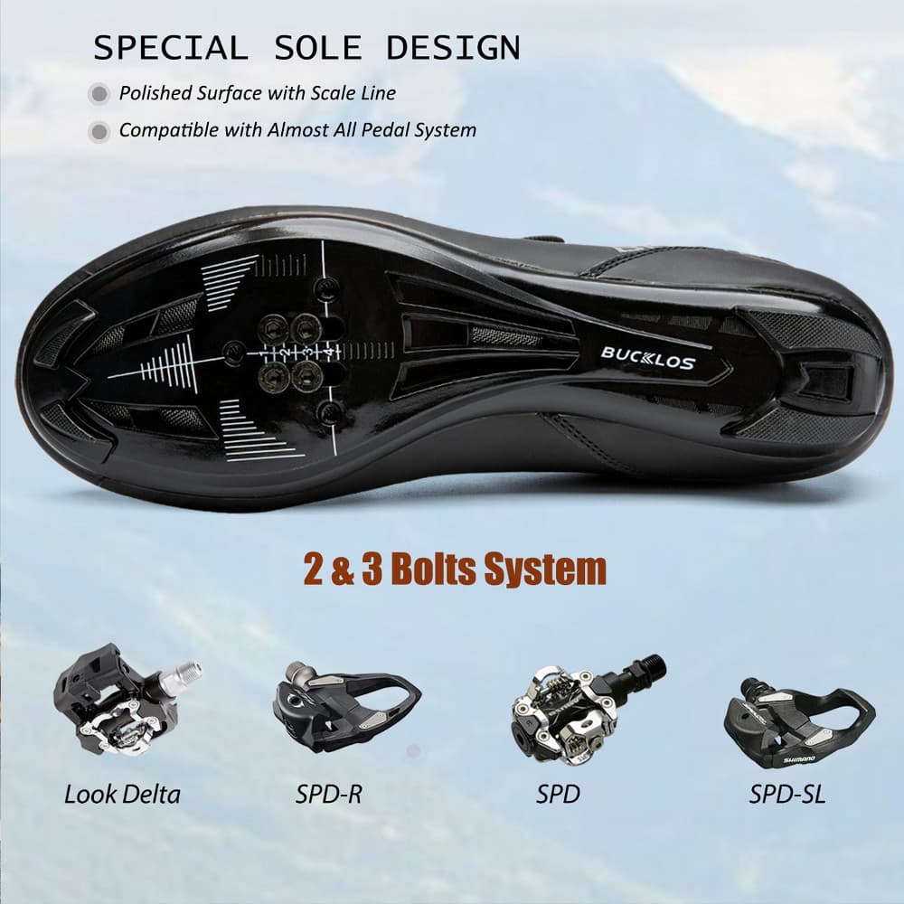 Zapatillas Bucklos de Ruta Para Bicicletas - 9