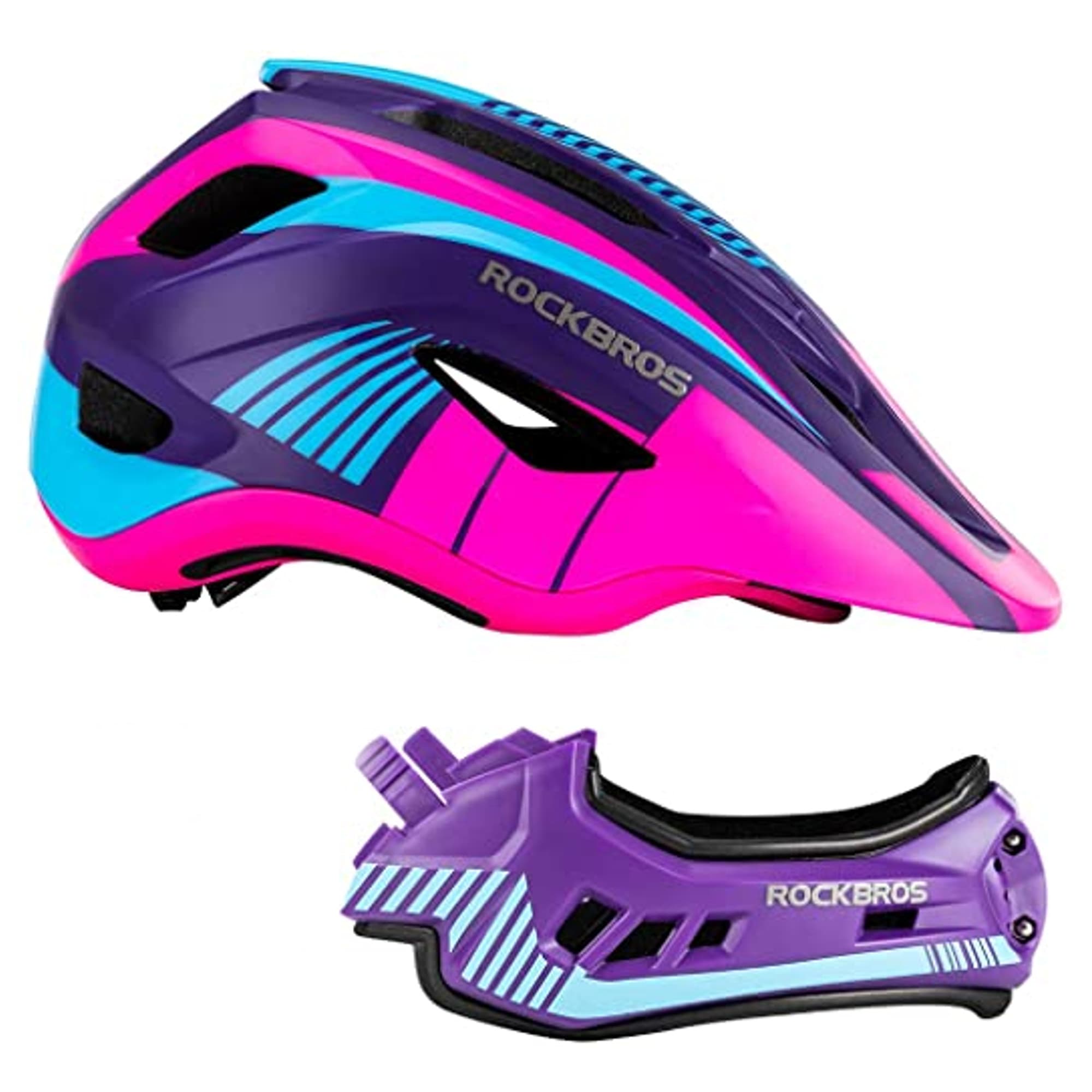 Casco Rockbros Infantil Para Bicicleta Diseño 2 en 1 - 3