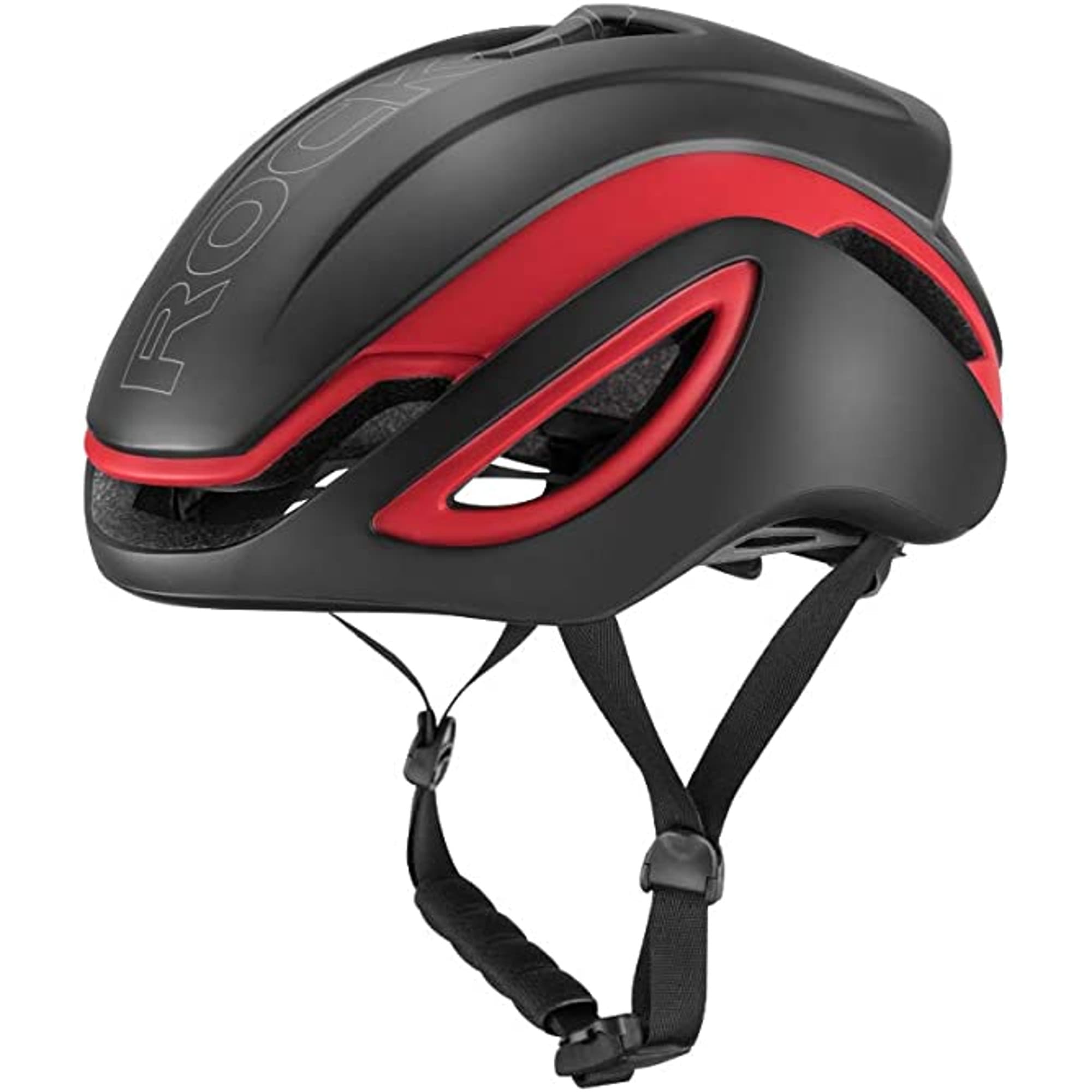 Casco Ultraliviano Rockbros Color Negro Y Rojo Talle M - 3