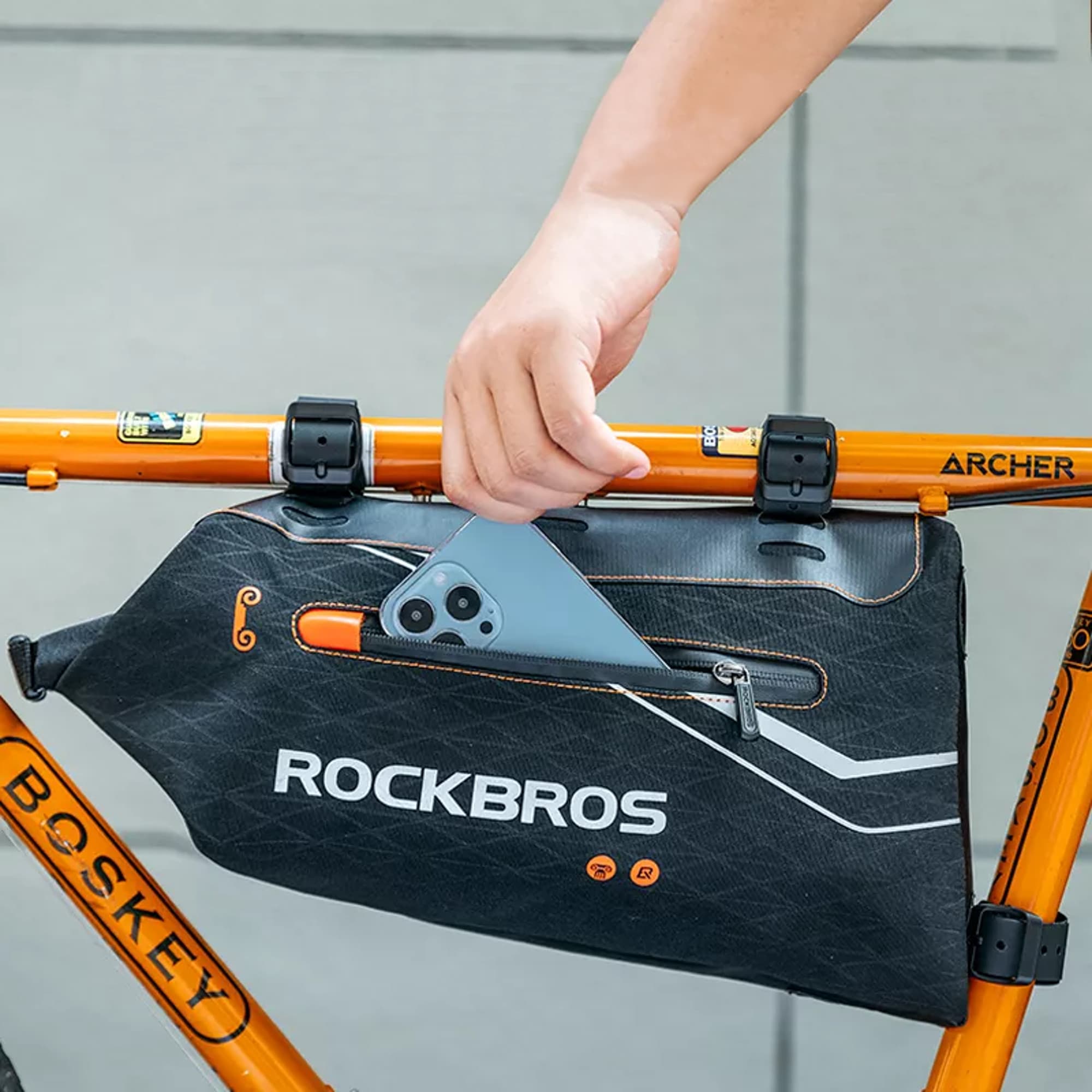 Bolso Frame Interior Para Bicicleta Rockbros 3.5L - 3