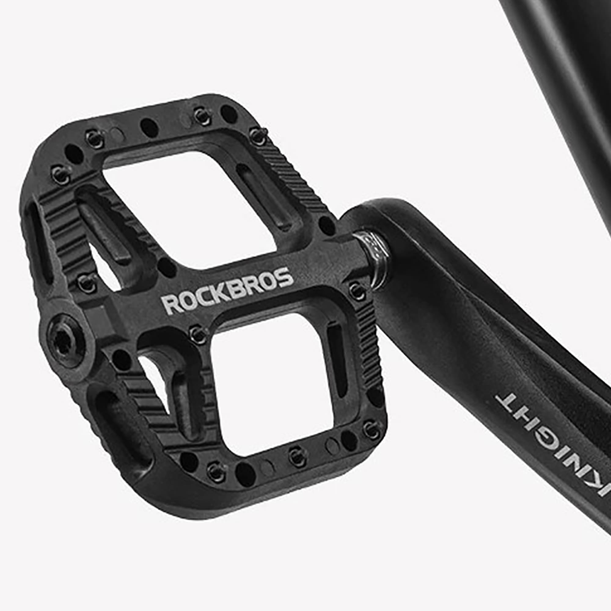 Pedales Para Bicicleta Rockbros Antideslizantes Anchos - 2