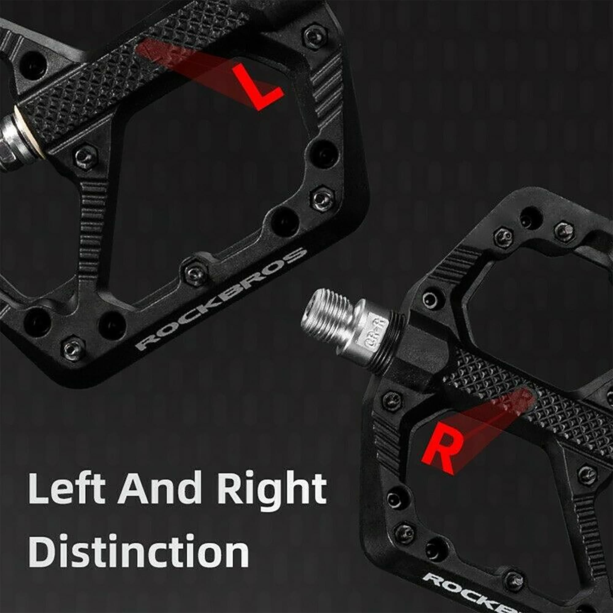 Pedales Para Bicicleta Rockbros Antideslizantes Anchos - 5
